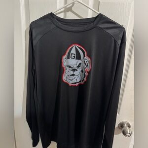 Long Sleeve Dri Fit Georgia Bulldogs Shirt size L